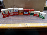 Vtg Spice Tins McCormick Durkee Kroger Ann Page Turmeric Thyme Cinnamon Chili
