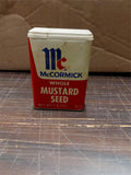 Vtg Spice Tins McCormick Durkee Kroger Ann Page Turmeric Thyme Cinnamon Chili