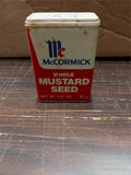 Vtg Spice Tins McCormick Durkee Kroger Ann Page Turmeric Thyme Cinnamon Chili