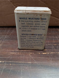 Vtg Spice Tins McCormick Durkee Kroger Ann Page Turmeric Thyme Cinnamon Chili