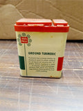 Vtg Spice Tins McCormick Durkee Kroger Ann Page Turmeric Thyme Cinnamon Chili