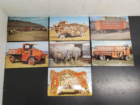 Vtg Collection Ringling Bros & Barnum/Bailey Circus Show Post Cards W/ Info Neat