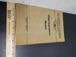 Vtg Sept. 1941 Flight Instructor's Manual Civil Aeronautics Bulletin #5 3rd Edt.