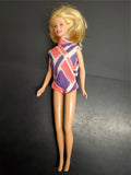 Vtg 1966 Mattel Barbie Doll Fluttering Angel Wings Wind-Up Back Piece Head 1998