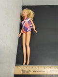 Vtg 1966 Mattel Barbie Doll Fluttering Angel Wings Wind-Up Back Piece Head 1998