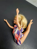 Vtg 1966 Mattel Barbie Doll Fluttering Angel Wings Wind-Up Back Piece Head 1998
