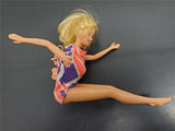 Vtg 1966 Mattel Barbie Doll Fluttering Angel Wings Wind-Up Back Piece Head 1998