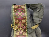 Vtg Barbie Princess of Ireland Collectibles Green Ornate Decorated Doll Dress VF