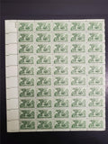 Vtg '53 Home Of Theodore Roosevelt Sagamore Hill Oyster Bay NY USPS Stamp Sheet