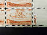 Vtg 1854-1954 Kansa Territorial Centennial 3 Cent Postage Stamp Sheet 50 Total