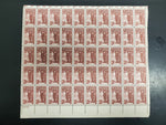 Vtg 1953 150th Anniv. Pennsylvania Academy Fine Arts 3 Cent USPS Stamp Sheet VF