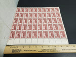 Vtg 1953 150th Anniv. Pennsylvania Academy Fine Arts 3 Cent USPS Stamp Sheet VF