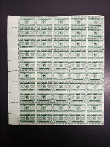 Vtg '55 Michigan State Penn State University 3 Cent USPS Postage Stamp Sheet 50