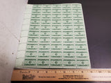 Vtg '55 Michigan State Penn State University 3 Cent USPS Postage Stamp Sheet 50
