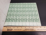 Vtg '55 Michigan State Penn State University 3 Cent USPS Postage Stamp Sheet 50