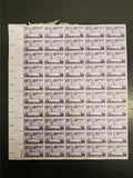 Vtg 1956 5th International Philatelic Exhibition 3 Cent USPS Postage Stamp Sheet