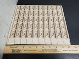Vtg '56 Pronghorn Antelope Wildlife Conservation 3 Cent USPS Postage Stamp Sheet