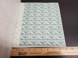 Vtg '56 King Salmon Wildlife Conservation 3 Cent USPS Postage Stamp Sheet 50