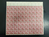 Vtg 1955 Andrew W. Mellon 3 Cent USPS Postage Stamp Sheet 70 Total Collectible