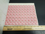 Vtg 1955 Andrew W. Mellon 3 Cent USPS Postage Stamp Sheet 70 Total Collectible