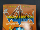 VTG 1984 Voltron Defender of The Universe Activity Book Unused Mazes Crosswords