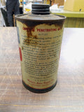 Vtg Western Graphite Penetrating Oil Tin Empty W-7123 Lubricating Springs 16 Oz