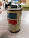 Vtg Western Graphite Penetrating Oil Tin Empty W-7123 Lubricating Springs 16 Oz