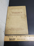 Antiques 1920 Verdun & The Battles For Its Possession Book 1914-1918 Illustrated