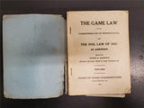 VTG Pennsylvania Game Law Book 1933-34 From House of Representative James Quinn