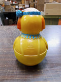 Vintage 1972 The First Years Clown Roly Poly Chime Plastic Toy Kiddie Production