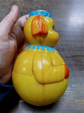 Vintage 1972 The First Years Clown Roly Poly Chime Plastic Toy Kiddie Production