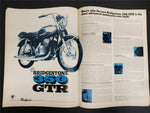 Vtg Aug 1967 Cycle Magazine BMW R60 Honda Racing History Benelli 250 Barracuda