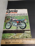 Vtg Aug 1967 Cycle Magazine BMW R60 Honda Racing History Benelli 250 Barracuda