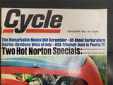 Vtg Nov 1967 Cycle Magazine Maico 360 Scrambler Harley-Davidson Indy BSA Triumph