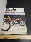 Vtg Dec 1967 Cycle Magazine 300 HP Harley-Davidson Dragster BSA 1968 Thunderbolt