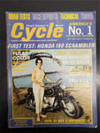 Vtg July 1966 Floyd Clymer's Motorcycle Magazine America's #1 Motorcycle Mag.