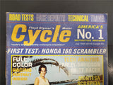 Vtg July 1966 Floyd Clymer's Motorcycle Magazine America's #1 Motorcycle Mag.