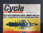 Vtg Mar 1968 Cycle Magazine Kawasaki 350SS Cimatti 100 & 160 800cc Triumph More