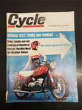 Vtg Dec. 1966 Cycle Magazine BMW R69S Special Test Three 305 Hondas Floyd Clymer