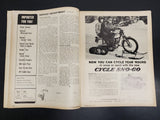 Vtg Feb. 1966 Cycle World Magazine European Moto-Cross Velocette 500 Ducati Race