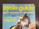 Vtg May 1971 Cycle Guide Magazine Maico 501cc Motocrosser Yamaha 200 1971 Bmw R