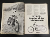 Vtg May 1973 Dirt Rider Dirt Bike Magazine Off-Road Triumph Trails Desert Issue