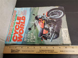 Vtg Sept. 1980 Cycle World Magazine Moto Guzzi Exotic V50 & Harley FXB80 + Test