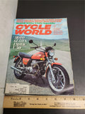 Vtg Sept. 1980 Cycle World Magazine Moto Guzzi Exotic V50 & Harley FXB80 + Test