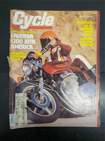 Vtg June 1978 Cycle Magazine Italy's Biggest Boomer Laverda 1200 JOTA America