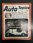 Vtg June 1966 Floyd Clymer Auto Topics Car Magazine Honda S800 Coupe & Excalibur
