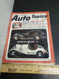 Vtg June 1966 Floyd Clymer Auto Topics Car Magazine Honda S800 Coupe & Excalibur