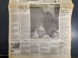Vtg 1991 Pittsburgh Post-Gazette Newspaper US Attacks Iraq Gulf War Saddam Bush