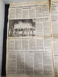Vtg 1991 Pittsburgh Post-Gazette Newspaper US Attacks Iraq Gulf War Saddam Bush