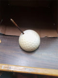 Vintage Golf Course Advertisement Golf Ball Stake First United Bank Oil City